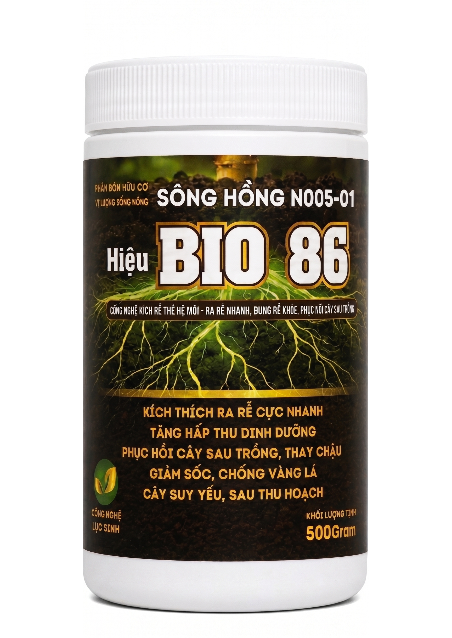 Phân bón chế phẩm sinh học Lục Sinh Bio 86 cải tạo đất